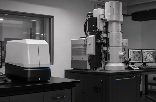 Tabletop SEM and full-size SEM silhouettes shown side by side